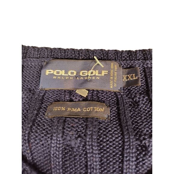 Polo Golf‎ sweater vest, Men's XXL 100% Pima Cotton - Picture 2 of 11